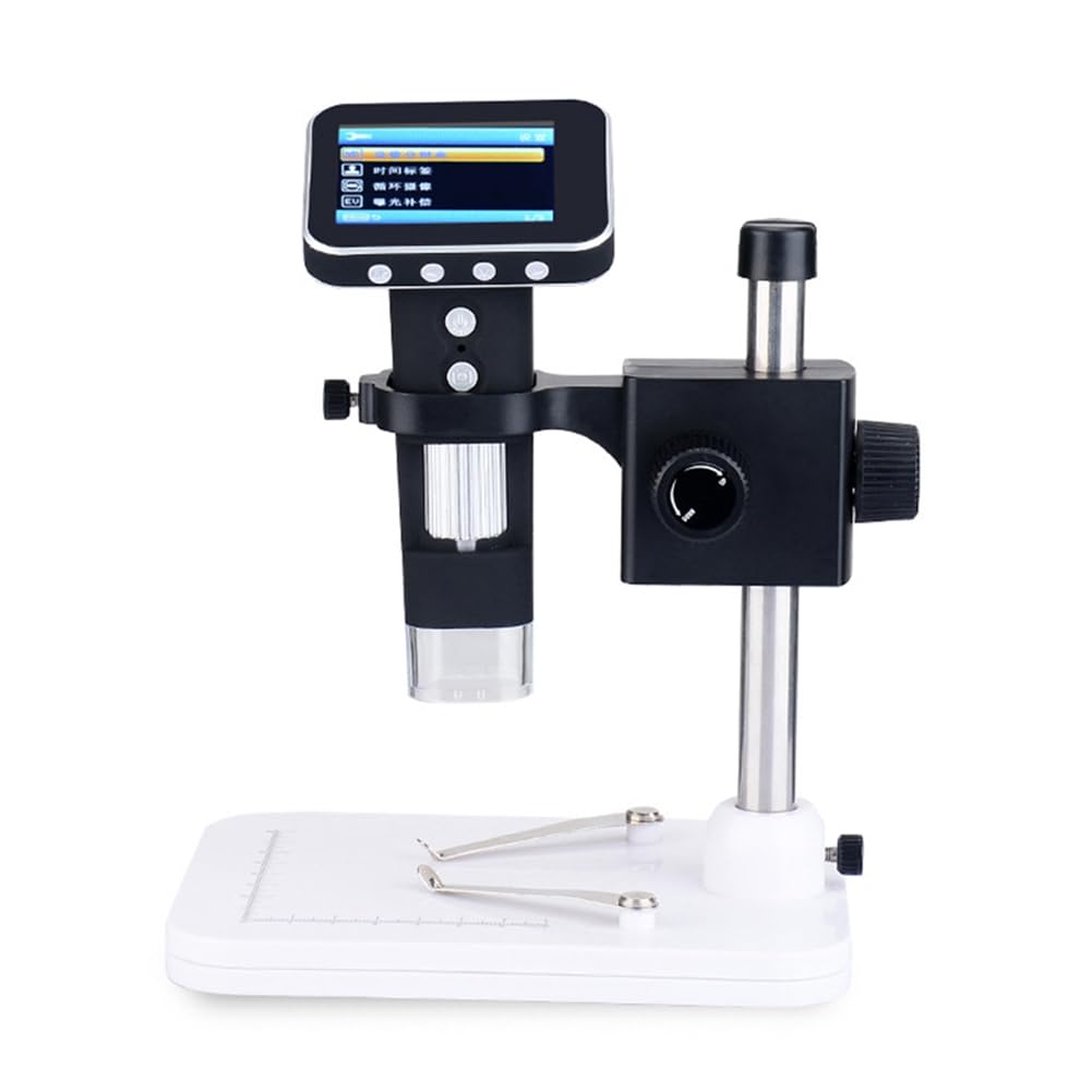 Microscopio para NiñOs con Pantalla LCD de 3,5 Pulgadas, Microscopio de Bolsillo, Microscopio PortáTil, Microscopio Digital de Mano para NiñOs