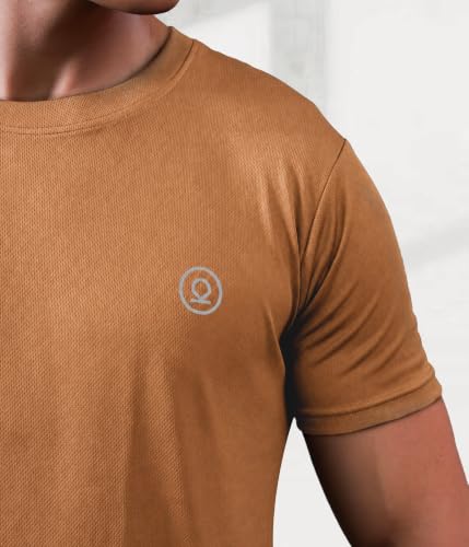 Image of CHKOKKO Gym T Shirts for Men Workout Activewear Solid Quick Dry Sports Tshirt for man Breathable Lightweight Half Sleeve Regular Fit Round Neck Running Boys T Shirt