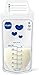 MAM Milk Bag – Sacchetti Latte Materno 25 pezzi, Bustine latte materno monouso congelabili, facili da riempire e con zip doppia a prova di perdita, Accessori neonato compatibili con Tiralatte MAM immagine