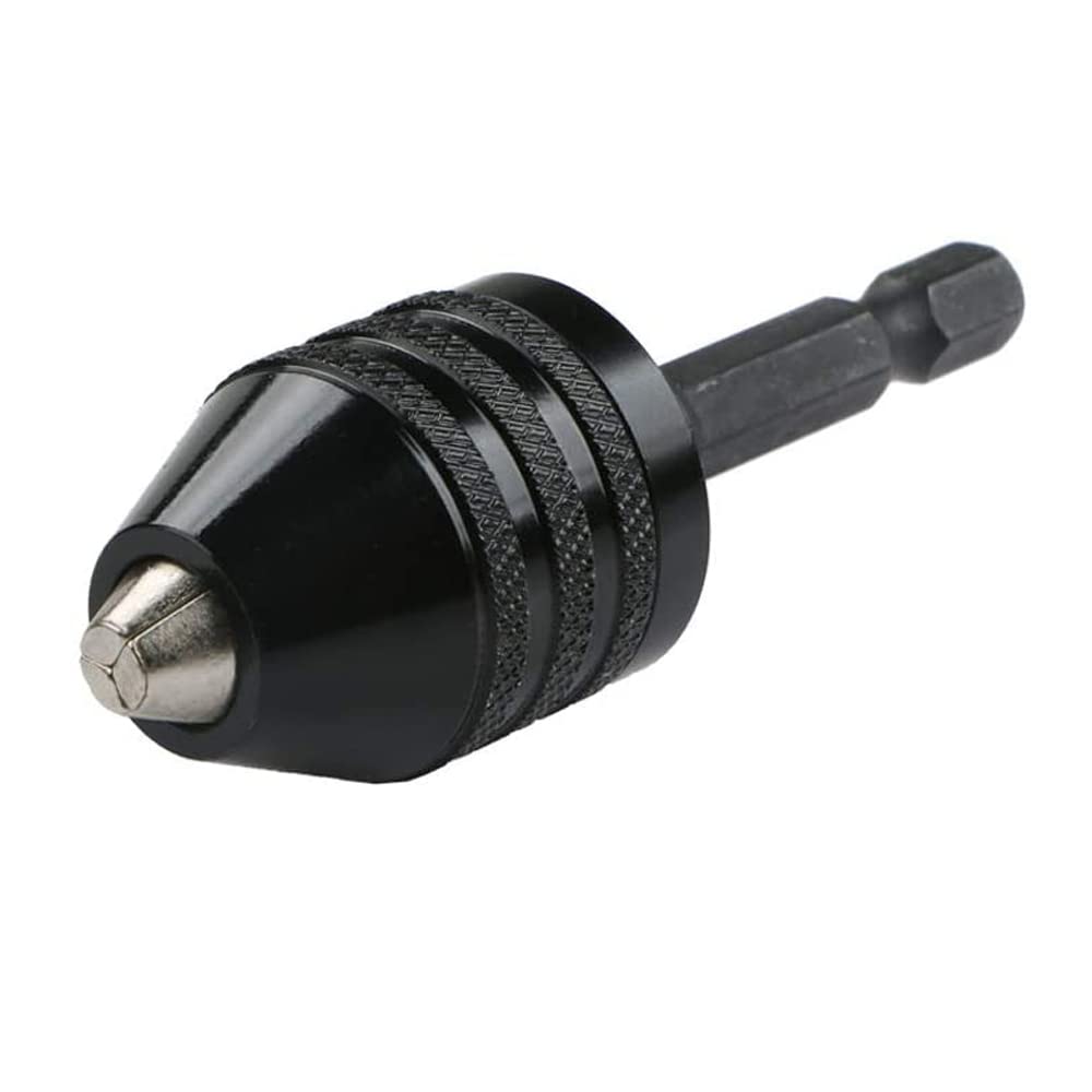 Convertitore Mandrino Autoserrante Per Avvitatore - Adattatore Da 1/4" A 0,3-8 Mm, Senza Chiave - Foto 13