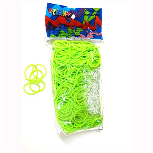RAINBOW LOOM Recharge Élastiques : Vert Fluo