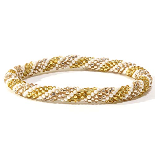 Aid through Trade The Original Roll-on Bracelet, Golden Swirl
