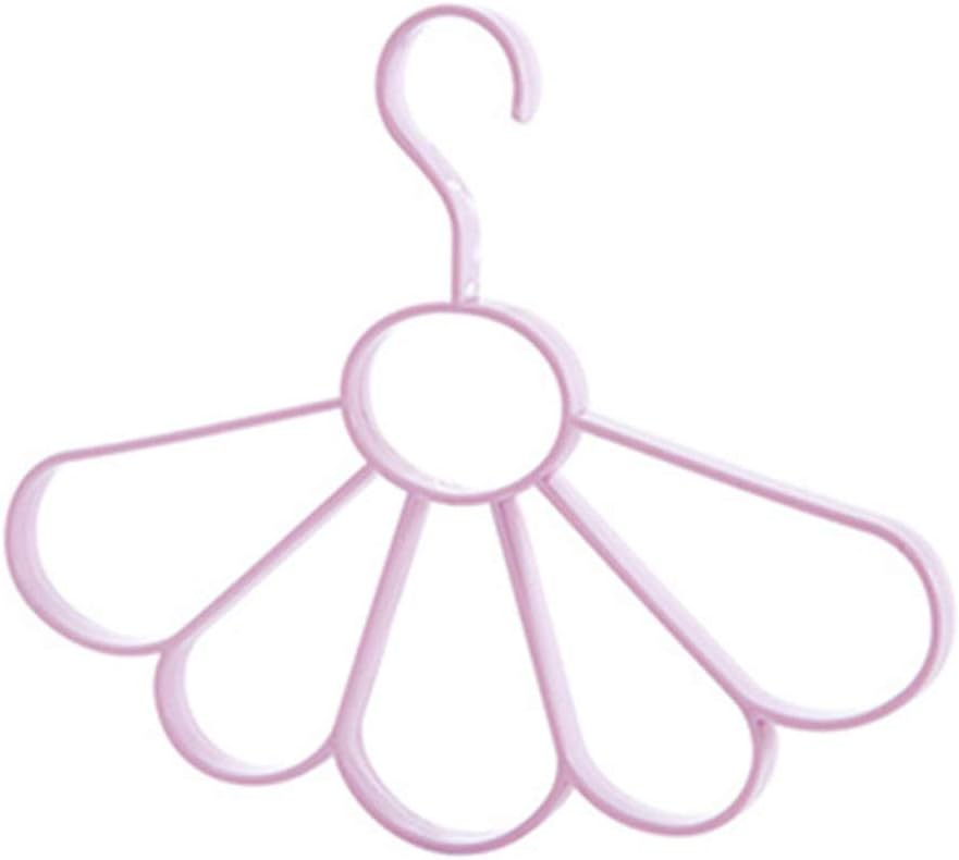 1PCS Multi-Port Circle Scarf Rack Plastic Tie Rack Drying Rack Household Multifunctional Storage Clothes Rack(E)