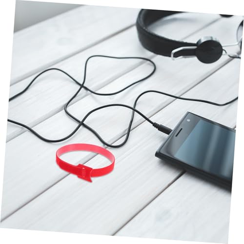 Organizadores de Cordón con Sujetadores Rápidos 100 piezas, Cintas para Cables Auto-adhesivas Resistentes para Gestión de Cables en Electrodomésticos y Escritorios miniatura 6