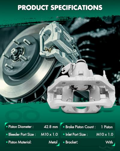 Image of SCITOO Rear Right Brake Caliper With Bracket 18B5298 Compatible For Ford For Edge 2011-2014 For Lincoln MKX 2011-2015