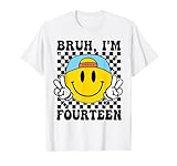 Photo Gallery bruh i m fourteen 14 14th birthday groovy boys 14 anni maglietta Photo Gallery bruh i m fourteen 14 14th birthday groovy boys 14 anni maglietta