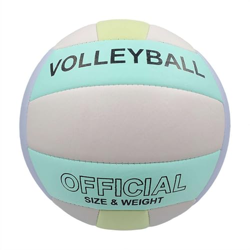 Volleyball in Offizieller Größe 5 - Superweicher Ball für Strand, Drinnen und Draußen, Langlebige Trainings-Ausrüstung für das Fitnessstudio