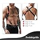 BDSMYOU Herren Punk Body Brust Harness Männer Leder Geschirr,Sexy Unterwäsche für Mann,Gothic Männer Kleidung PU-Leder Unterwäsche Herren,Sexy Sklave Bandage Kostüme für Erwachsene Gay Harness