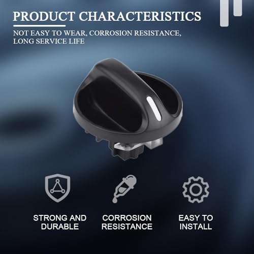 Middrivr QP3153 3Pc A/C Control Knobs, Car Ac Switch, Temperature Control Switch, Heater Control Knob, Air Conditioner Climate Control Knobs Replaces Oe 55905-0C010 thumb #2