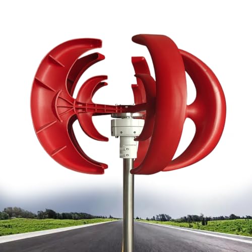Éolienne verticale pour camping et maison kit complet 12V-220V silencieux