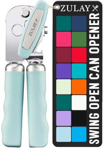 Image of Zulay Kitchen Stainless Steel Swing Open Manual Can Opener Comfortable Grip