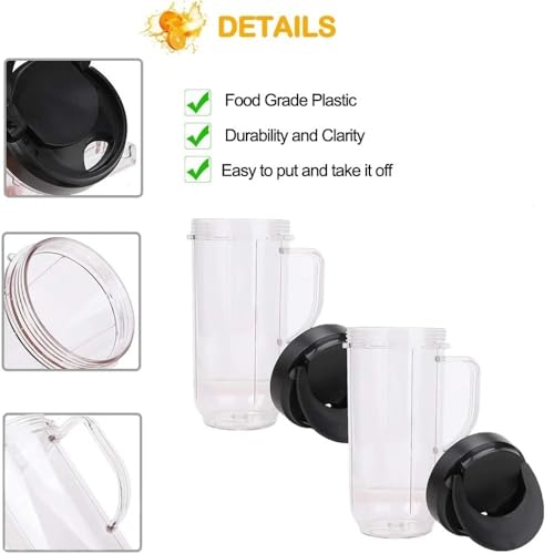 Recambio Vasija 22 oz para Licuadora Magic Bullet miniatura 3
