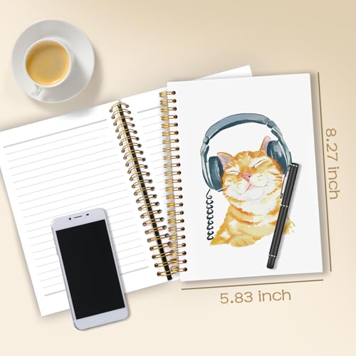 Journal chaton mignon à spirale pour confier vos plus beaux souvenirs - 2
