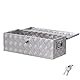 VEVOR Werkzeugkasten aus Aluminium für die Ladefläche mit seitlichem Griff und Schlossschlüsseln, Aufbewahrungs-Werkzeugkiste für Anhänger Pickups Wohnmobil (762 x 330,2 x 243,84 mm) Silber