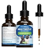Pet Wellbeing Milk Thistle for Cats - Organic Herb, Milk Thistle Liver Detox Support, Antioxidants - NASC Certified & Vet-Formulated - 2 oz Liquid