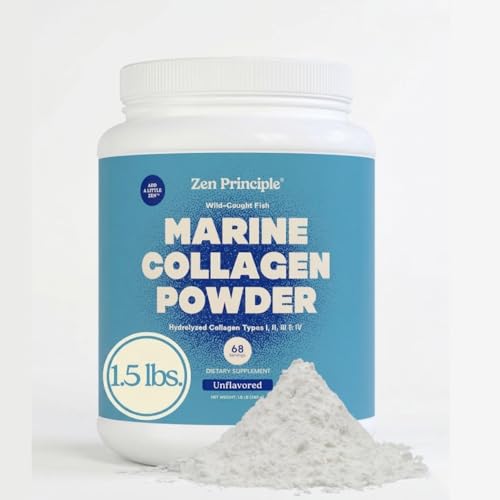 Zen Principle Marine Collagen Peptides Powder...