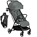 Lionelo Agia Reisebuggy Bis 22 kg, Leichter Buggy Kinderwagen ab 6 Monaten, Klein Zusammenklappbar mit Auto-Fold & Einhand-Faltung, Liegefunktion, Große Sitzfläche, Federung, Großer Einkaufskorb