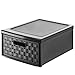 Produktbild Rotho Country Schubladenbox 8.3 l in Rattan-Optik, Kunststoff (PP), schwarz, 8.3 Liter (35 x 26 x 14 cm)
