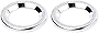 LECART 2Pcs for Honda Civic Bling Interior Accessories Car Door Audio Speaker Cover Trim Crystal Auto Decoration Rings Cute Metal Decor Stickers Compatible for Honda 10th Gen Civic 2016-2021