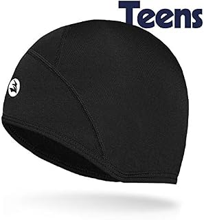 EMPIRELION Kids Lightweight Helmet Liner Teens Thin Thermal Skull caps Cover Ears Beanie