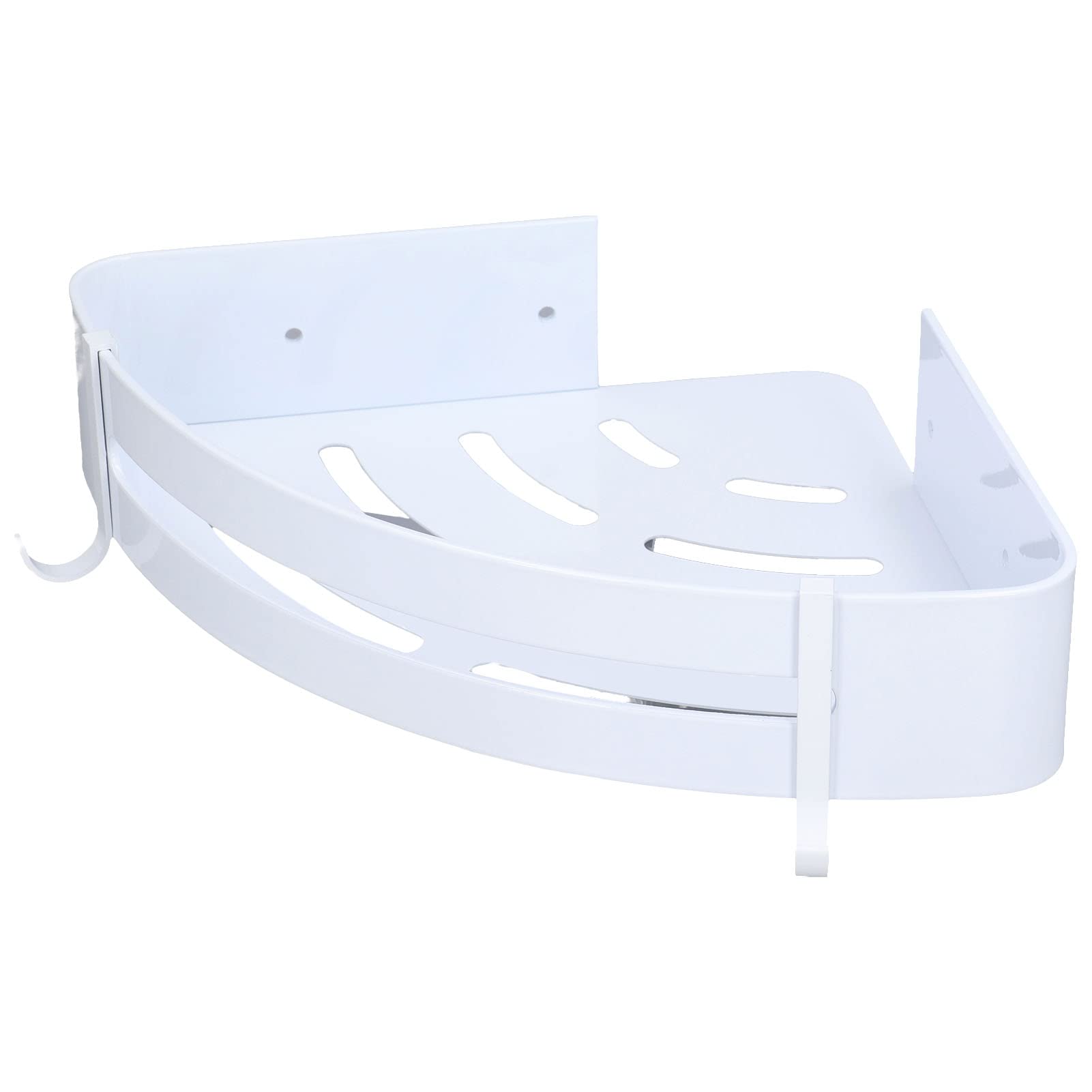 WOOXGEHM Corner Shower Caddy Space Saving Modern Style Shower Corner Organizer Sturdy Rustproof Aluminium Alloy Shower Corner Caddy