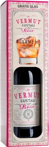 Lustau Vermut Rosé 15% vol. - Geschenkpackung mit Glas - Rosé Wermut (1 x 0.75 l)