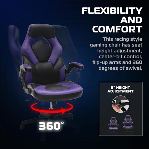 Image of RESPAWN 3085 Gaming Chair, Ergonomic Office Chair, Headrest, Flip-Up Arms