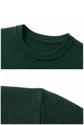 Men's Wool Blend Knit Sweater Fall Winter Long Sleeve Crew Neck Slim fit Pullovers Sweater2
