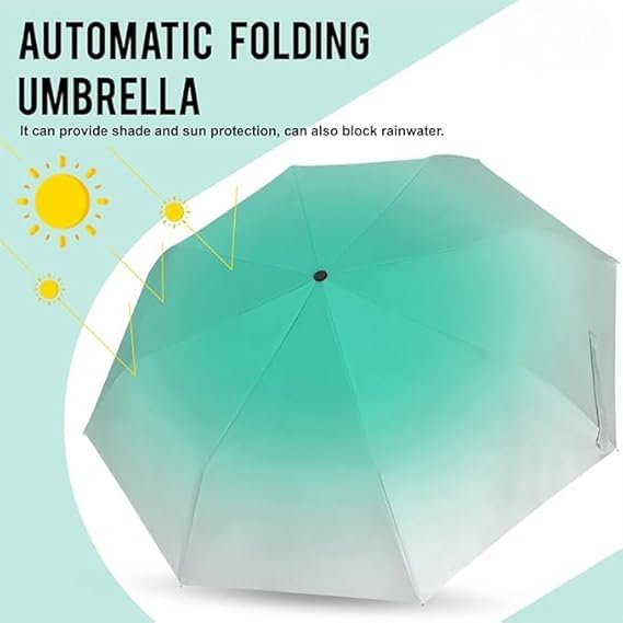 Image of TEKCOOL Umbrella, UV Big Size Umbrella for Sun Protection Rain Windproof Strong Large 3 Fold for Men Women Kids Boys Girls Perfect & Stylish Windproof & Compact?