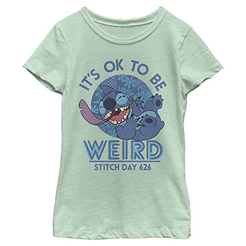 Image of Disney Girl's Lilo & Stitch I Don't Do Mornings Stitch T-Shirt