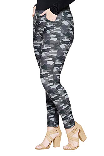 Image of YELETE Women's Basic Five Pocket Stretch Jegging Tights Pants
