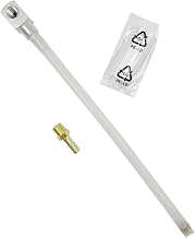 Universal 12" Marine Fuel Tank Pickup Tube with Strainer-Polyethylene Fuel Pickup Tube with Brass Barb Connector,Fit for Most Standard Universal Boat,Replace 7-0948