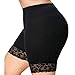 MORCHAN ❤ Femmes Taille Plus Mid Dentelle Taille Hot Shorts de Sport élastiques Pantalons Pantalons Trunks(XXX-Large,Noir)