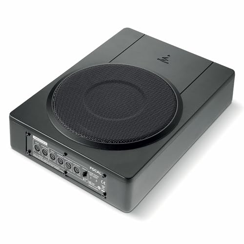 Focal ISUBACTIVE 8” Bomba Underseat Amplified Subwoofer, RMS: 75W - MAX: 150W