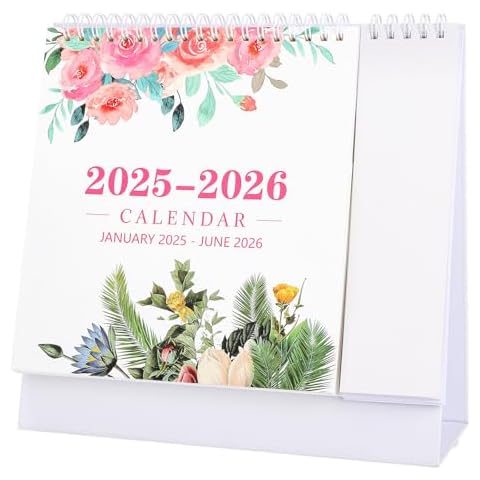 Thboxes Freestanding Desk Calendar 2025/26 Cover