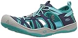 KEEN Big Kid's Moxie Closed Toe Casual Sandal, Dress Blue/Viridian, 3 BK (Big Kid's) US