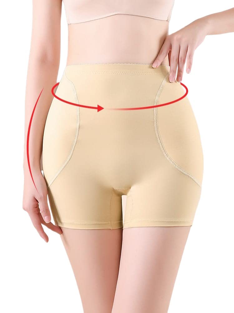 Butt and Hip Pad Enhancer Panties Seamless Fix Padded Buttock Control Boyshort.