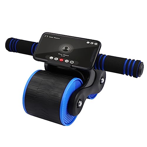 MOTHNUR Rodillo Abdominal Automático con Rebote Entrenador Ab con Soporte Móvil y Rodillera Antideslizante para Ejercicios Casa y Gimnasio Color Aleatorio Color Aleatorio