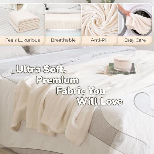 Image of Super Blanky Wearable Blankets for Women & Men, Graduation Day Gift for Her, Cozy Gifts for Women, Wife Birthday Gifts Ideas