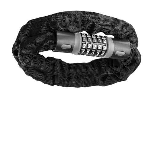 SUPVOX 5- Combination Bike Chain Lock Heavy Duty High Security Anti- Universal for Motorbike Gate Fence Garage Sports Equipment