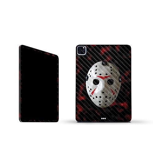 Image of MightySkins Carbon Fiber Skin Compatible with Apple iPad Pro 11 inch M2 4th Gen (2022) Full Wrap Kit - 13th Nightmare | Protective Durable Textured Carbon Fiber Finish | Easy to Apply | Made in The USA