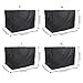 ouquckl Dog Kennel, 42/36/30/24 inch Dog Crates Oxford-Cloth Double Door Pet Kennels Covers for Wire Dog Crates