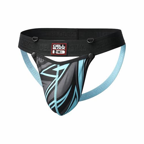 Jockstrap Homme Turquoise CELLBLOCK 13 Sous-Vêtement Sexy Kennel Club