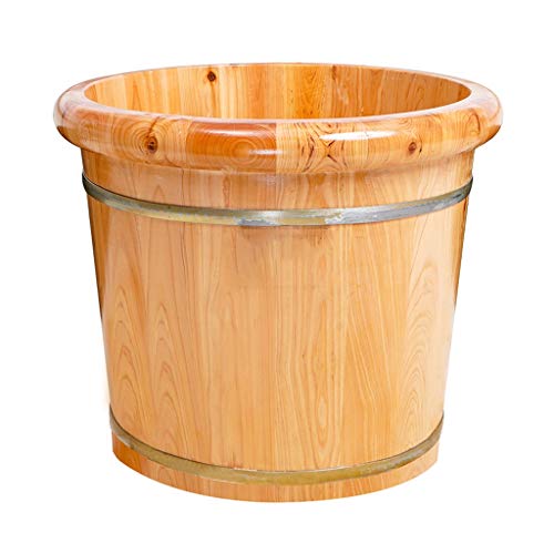 Spa de pies grande en madera para remojo 30 cm miniatura 1
