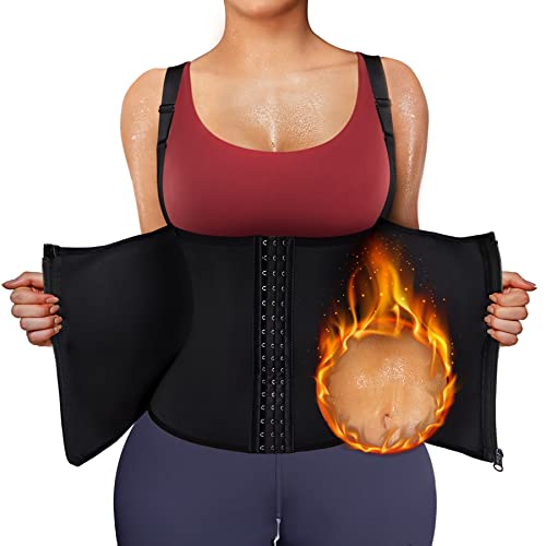 Bingrong Sauna Weste Damen Sauna Shirt Neopren BauchweggüRtel Korsett...