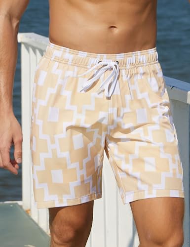 Image of unitop Men's Board Shorts Summer Holiday Surf Trunks Quick Dry
