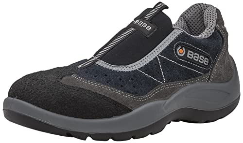 BASE Protection Mechanic S1 SRC Zapato de Seguridad Talla: 43 Color: Gris/Azul B0440GBU43