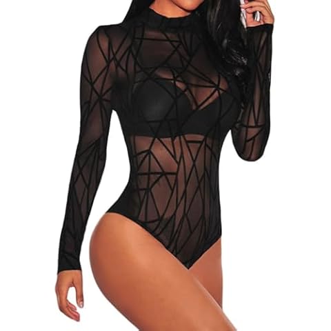 Aranmei Bodysuit Femme Sexy Cover