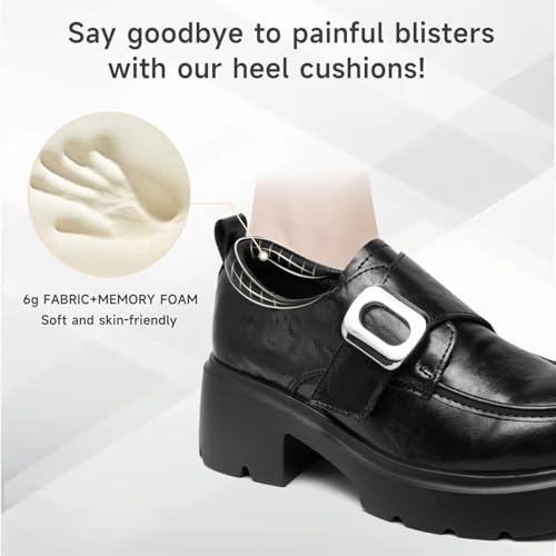 Image of Loafers for Women Platform Chunky Loafers Hook and Loop Casual Dressy Shoes