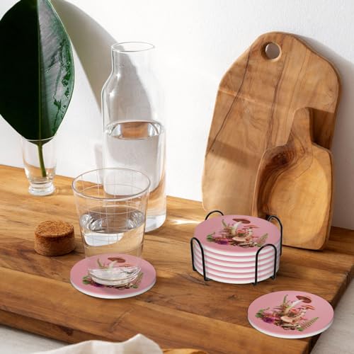Dessous de verre champignons en céramique pour un apéritif convivial - 8